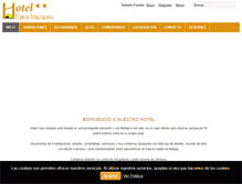 Tablet Screenshot of hotelvazquez.com